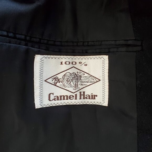 Vintage Mens Camel Hair Sport Coat Blazer Hunt Valley Size 44L Classic Old Money - Picture 11 of 14